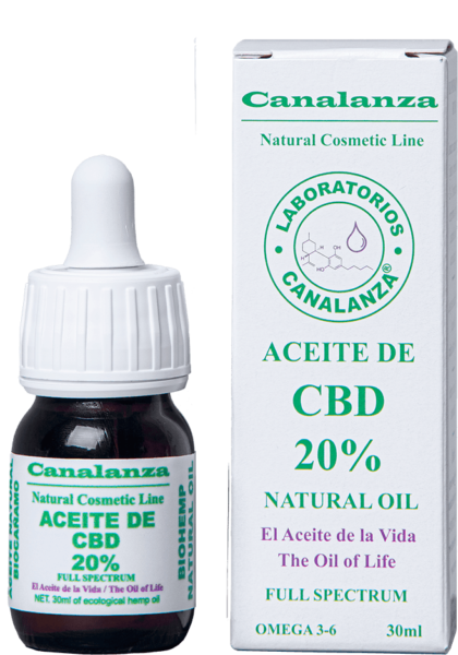 30ml Aceite cbd 20% thc canalanza
